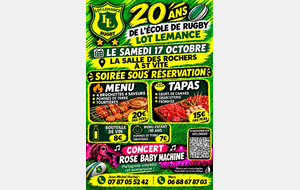 Soirée Festive pour les 20ans de LLR