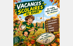 🏉 Les Vacances, ça se joue aussi au Rugby !