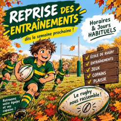 C'est la REPRISE....